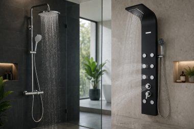 Ce diferență reală este între o coloană de duș și un panou de duș?